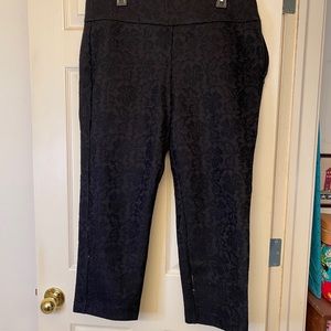 Black Lace Dress Pants